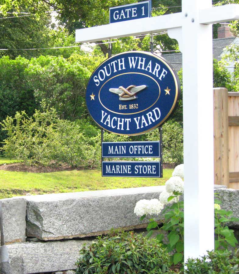 Cape Yachts Yard Main Sign